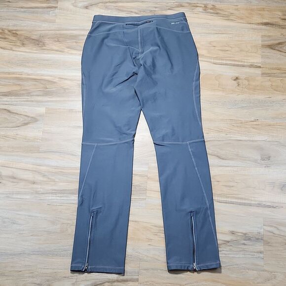 ☔️🩵Nike Gray Dri-Fit Power Running Athletic Pants Medium - Picture 3 of 14